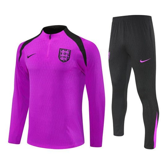 Strikers Club™ 2025/26 England Purple Premium Football Tracksuit