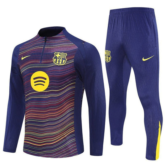 Strikers Club™ 2025/26 FC Barcelona Pre-Match Home Premium Football Tracksuit