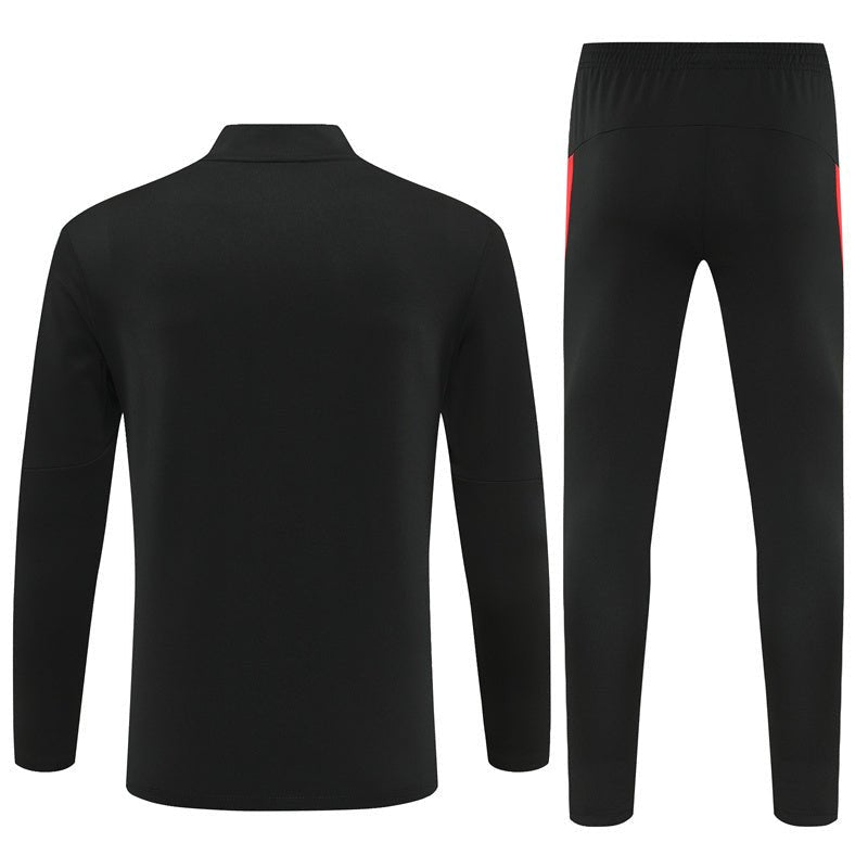 Strikers Club™ 2025/26 Portugal Black Premium Football Tracksuit