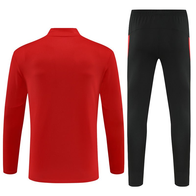 Strikers Club™ 2025/26 Portugal Red Premium Football Tracksuit