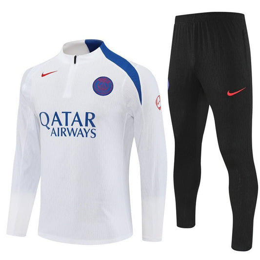 Strikers Club™ 2025/26 PSG White Premium Football Tracksuit