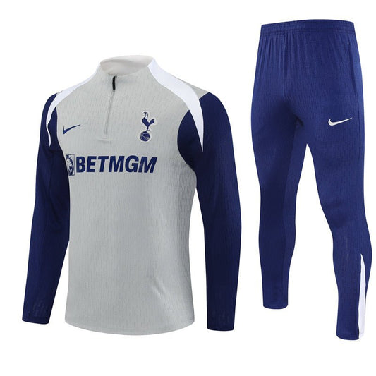 Strikers Club™ 2025/26 Tottenham Hotspur Grey Premium Football Tracksuit