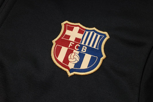 Strikers Club™ FC Barcelona Black Premium Football Tracksuit