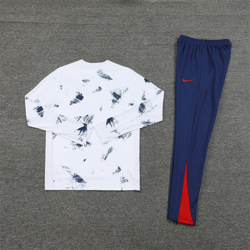 Strikers Club™ PSG White Parisian Frost Premium Football Tracksuit
