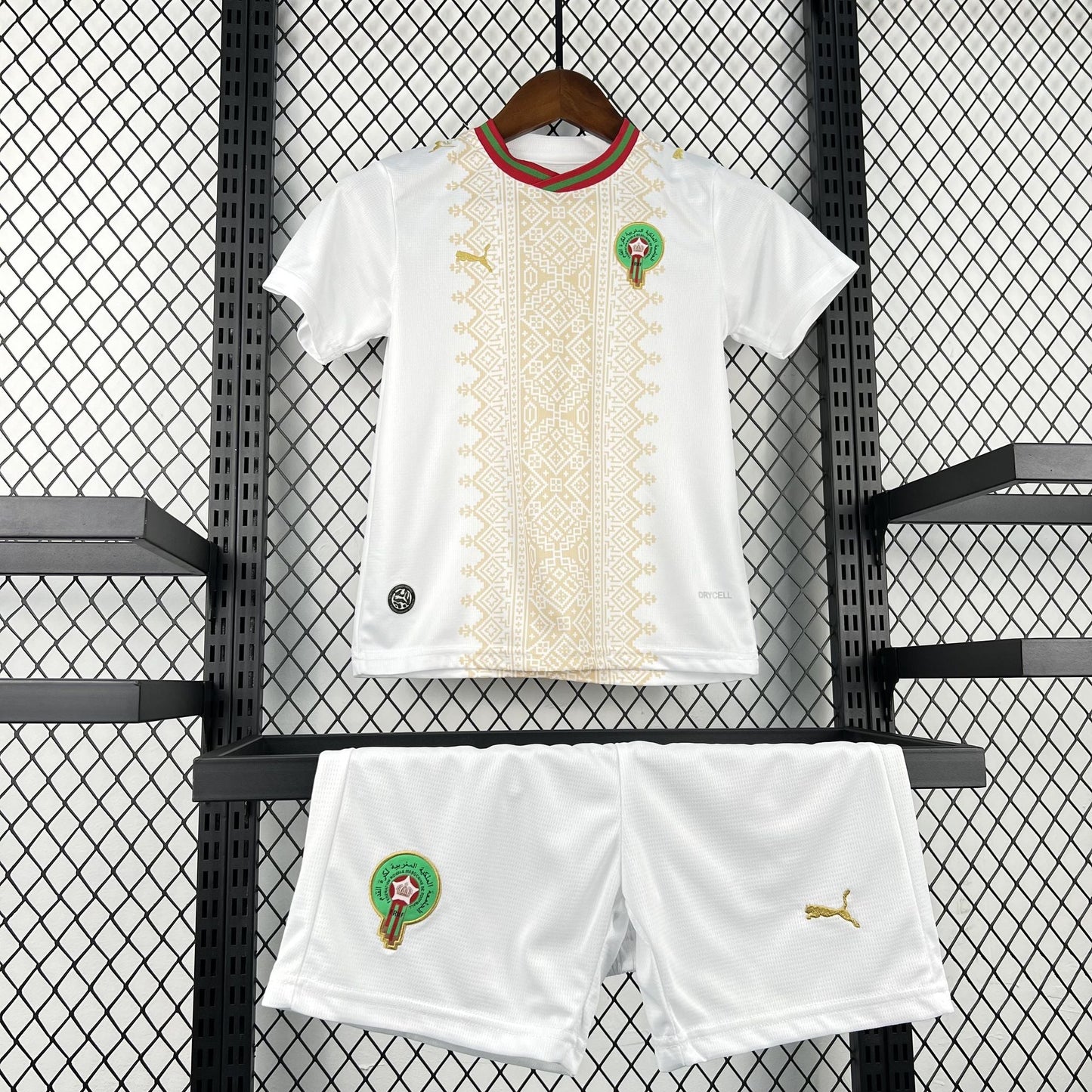 Strikers Club™ 2026 Morocco Away Kids Football Kit Set