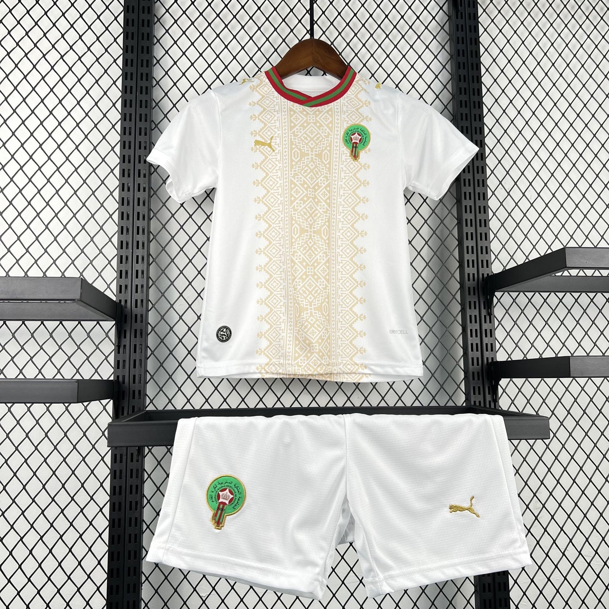 Strikers Club™ 2026 Morocco Away Kids Football Kit Set