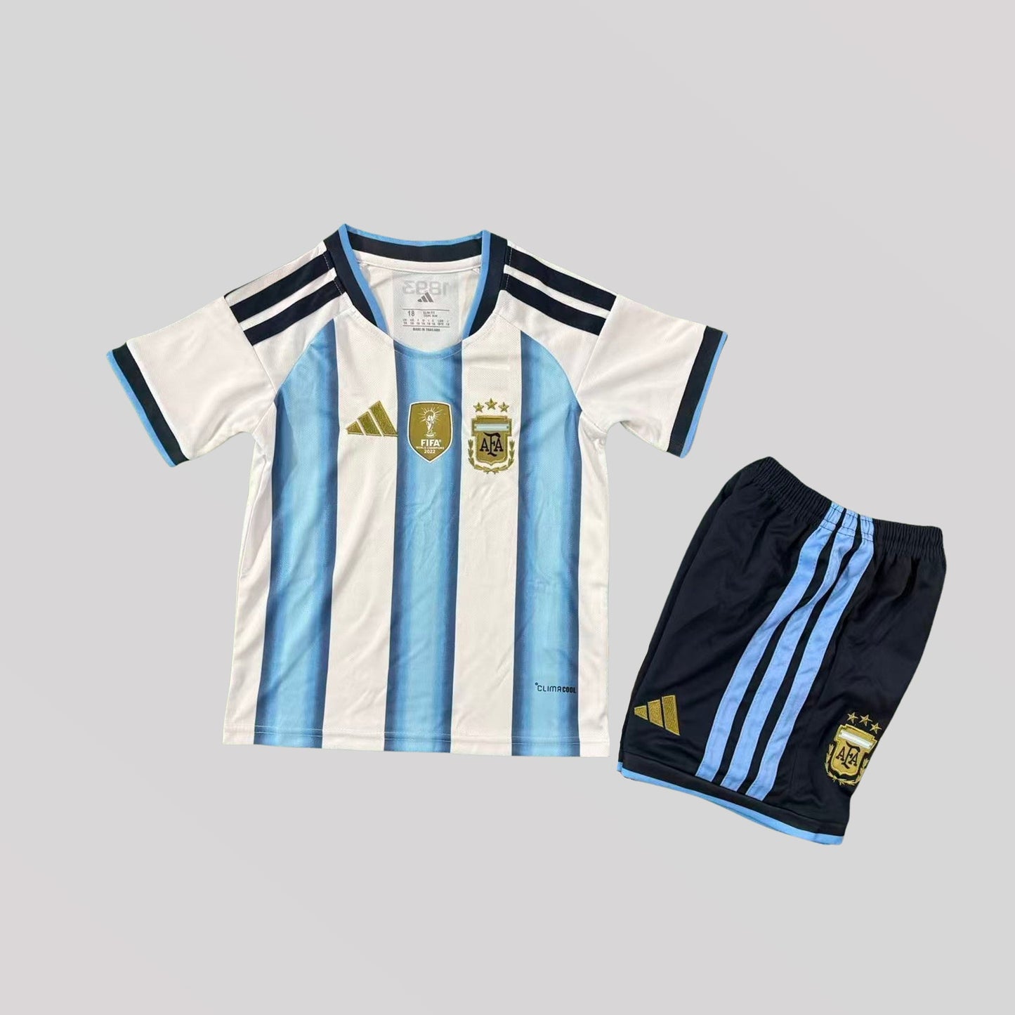 Strikers Club™ 2026 Argentina Home Kids Football Kit Set