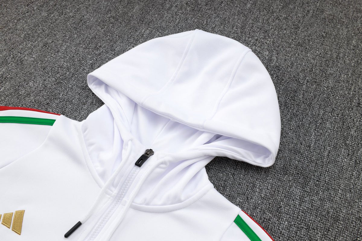 Strikers Club™ 2024 Elite Football White Blue Premium Football Tracksuit