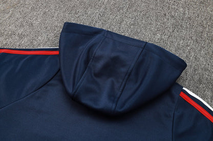 Strikers Club™ 2024 Elite Football Blue Dark Blue Premium Football Tracksuit