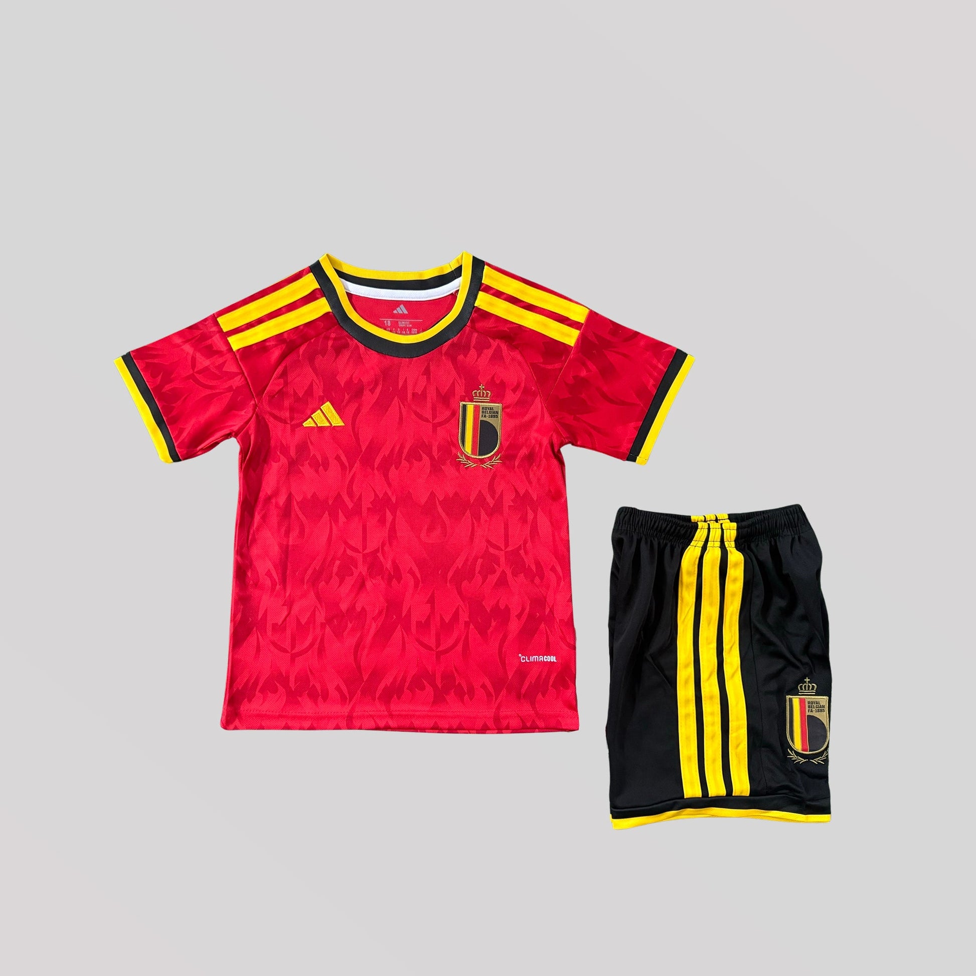 Strikers Club™ 2026 Belgium Home Kids Football Kit Set