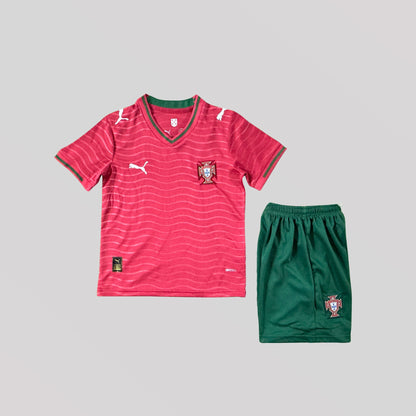 Strikers Club™ 2026 Portugal Home Kids Football Kit Set