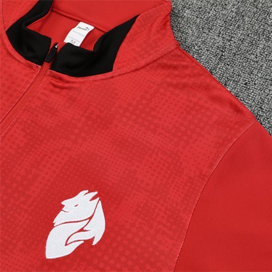 Strikers Club™ 2025/26 AC Milan Red Premium Football Tracksuit