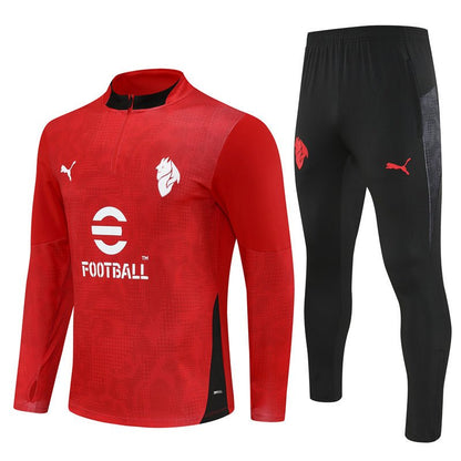 Strikers Club™ 2025/26 AC Milan Red Premium Football Tracksuit