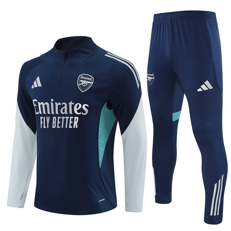 Strikers Club™ 2025/26 Arsenal Blue Premium Football Tracksuit