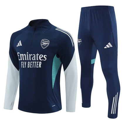 Strikers Club™ 2025/26 Arsenal Blue Premium Football Tracksuit