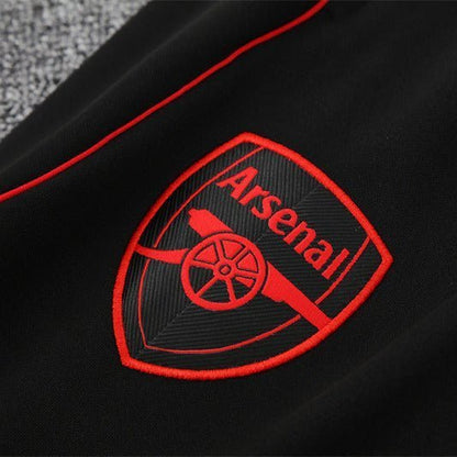 Strikers Club™ 2025/26 Arsenal White Red Premium Football Tracksuit