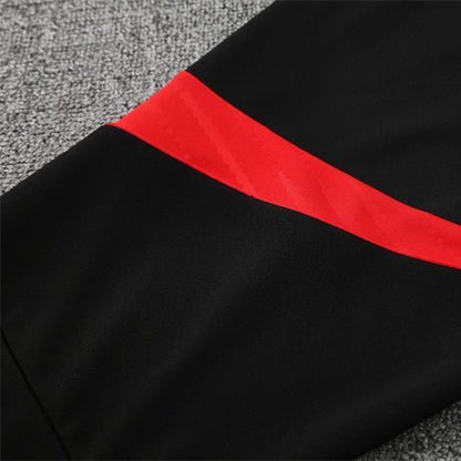 Strikers Club™ 2025/26 Arsenal White Red Premium Football Tracksuit