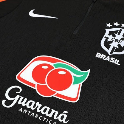 Strikers Club™ 2025/26 Brazil Black Premium Football Tracksuit