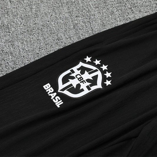 Strikers Club™ 2025/26 Brazil Black Premium Football Tracksuit
