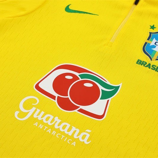 Strikers Club™ 2025/26 Brazil Yellow Premium Football Tracksuit