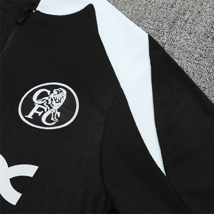 Strikers Club™ 2025/26 Chelsea Black Premium Football Tracksuit