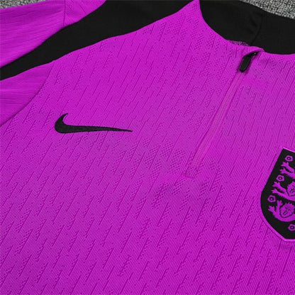 Strikers Club™ 2025/26 England Purple Premium Football Tracksuit