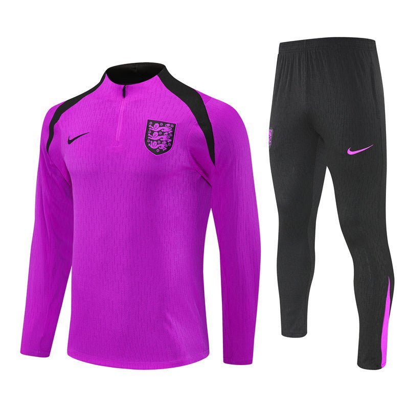 Strikers Club™ 2025/26 England Purple Premium Football Tracksuit