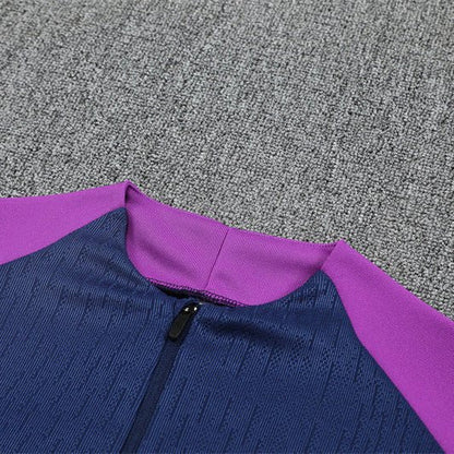 Strikers Club™ 2025/26 FC Barcelona Blue Purple Premium Football Tracksuit
