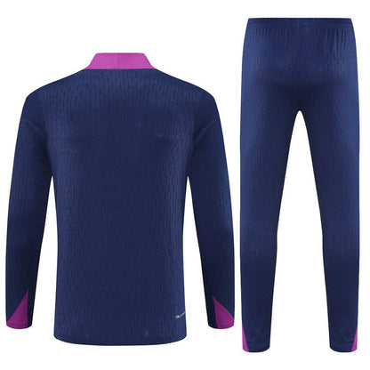 Strikers Club™ 2025/26 FC Barcelona Blue Purple Premium Football Tracksuit