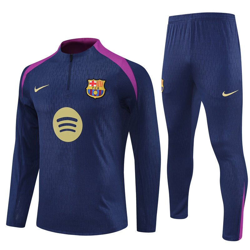 Strikers Club™ 2025/26 FC Barcelona Blue Purple Premium Football Tracksuit