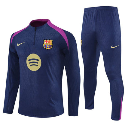 Strikers Club™ 2025/26 FC Barcelona Blue Purple Premium Football Tracksuit
