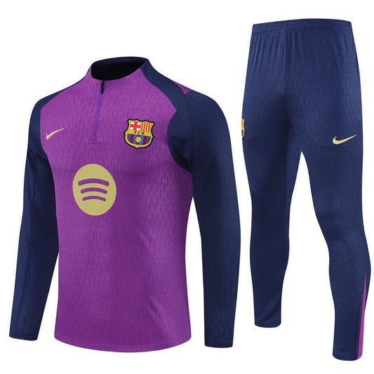 Strikers Club™ 2025/26 FC Barcelona Blue Purple Premium Football Tracksuit