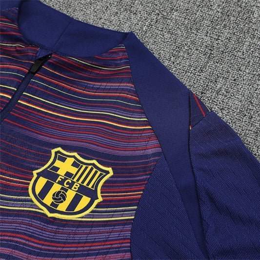 Strikers Club™ 2025/26 FC Barcelona Pre-Match Home Premium Football Tracksuit