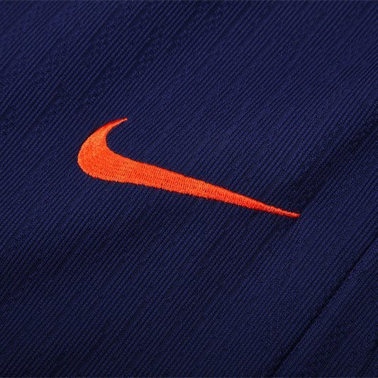 Strikers Club™ 2025/26 FC Barcelona Blue Orange Premium Football Tracksuit