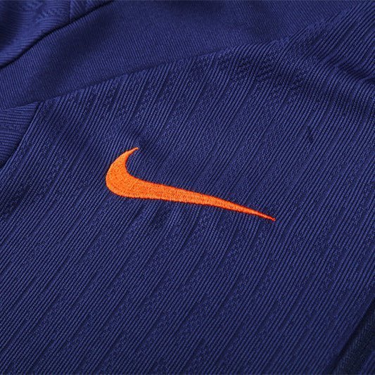 Strikers Club™ 2025/26 FC Barcelona Blue Orange Premium Football Tracksuit