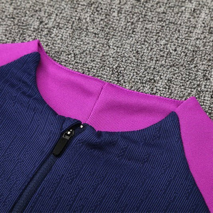 Strikers Club™ 2025/26 FC Barcelona Blue Purple Premium Football Tracksuit