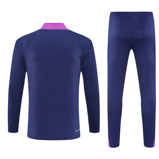 Strikers Club™ 2025/26 FC Barcelona Blue Purple Premium Football Tracksuit