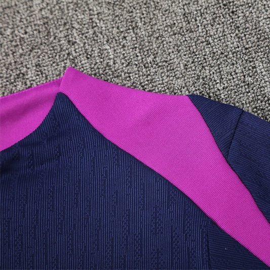 Strikers Club™ 2025/26 FC Barcelona Blue Purple Premium Football Tracksuit