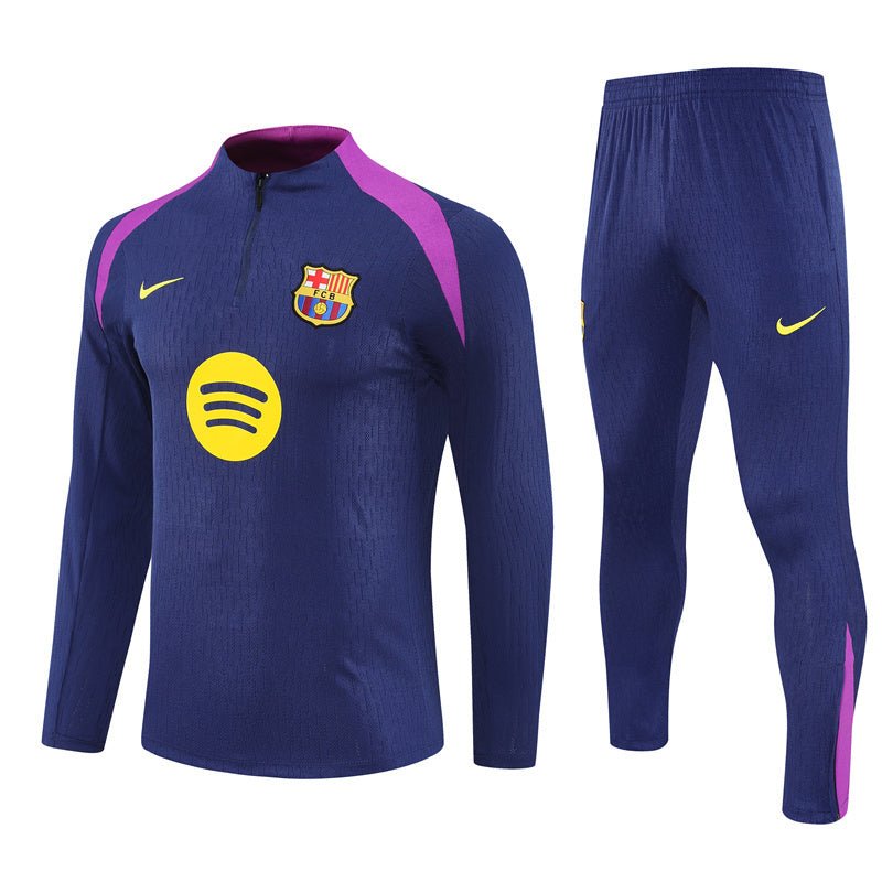 Strikers Club™ 2025/26 FC Barcelona Blue Purple Premium Football Tracksuit