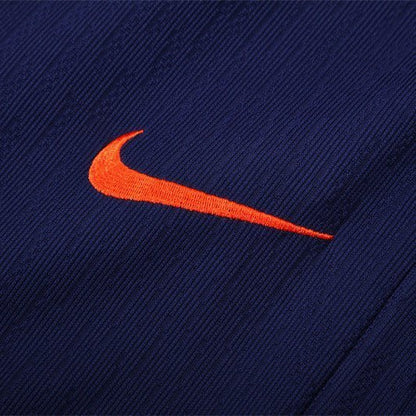Strikers Club™ 2025/26 FC Barcelona Blue Orange Premium Football Tracksuit