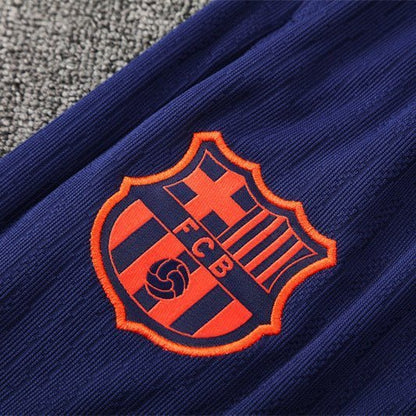 Strikers Club™ 2025/26 FC Barcelona Blue Orange Premium Football Tracksuit