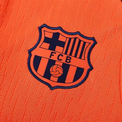 Strikers Club™ 2025/26 FC Barcelona Blue Orange Premium Football Tracksuit