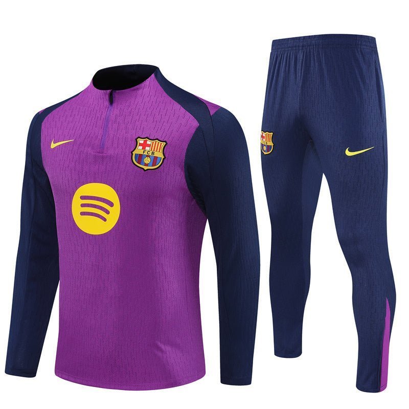Strikers Club™ 2025/26 FC Barcelona Blue Purple Premium Football Tracksuit