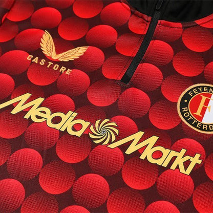 Strikers Club™ 2025/26 Feyenoord Pre-Match Home Premium Football Tracksuit