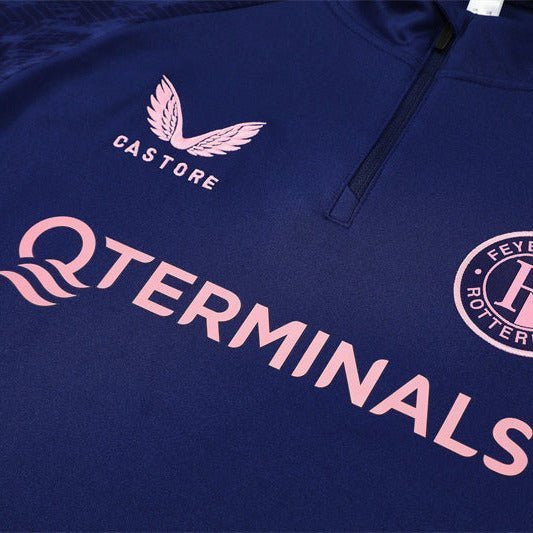 Strikers Club™ 2025/26 Feyenoord Blue Premium Football Tracksuit