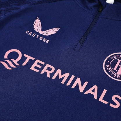 Strikers Club™ 2025/26 Feyenoord Blue Premium Football Tracksuit