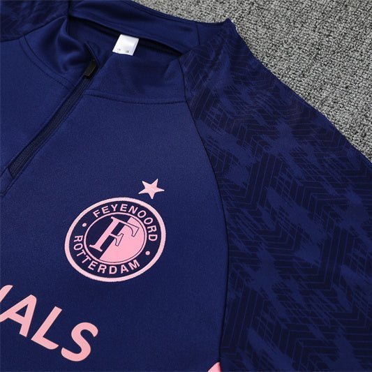 Strikers Club™ 2025/26 Feyenoord Blue Premium Football Tracksuit
