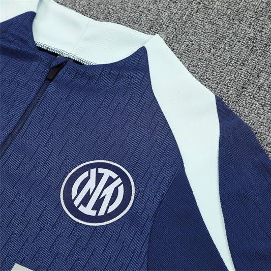 Strikers Club™ 2025/26 Inter Milan Blue Premium Football Tracksuit
