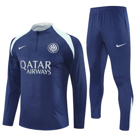 Strikers Club™ 2025/26 Inter Milan Blue Premium Football Tracksuit