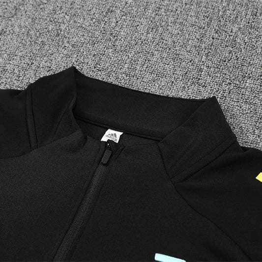 Strikers Club™ 2025/26 Juventus Black Premium Football Tracksuit